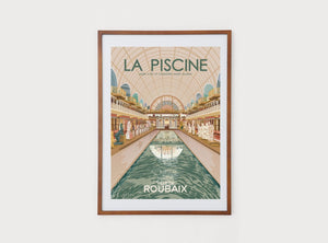 Affiche du musée La Piscine de Roubaix 50x70cm | I FOLLOWED THE BIRDS