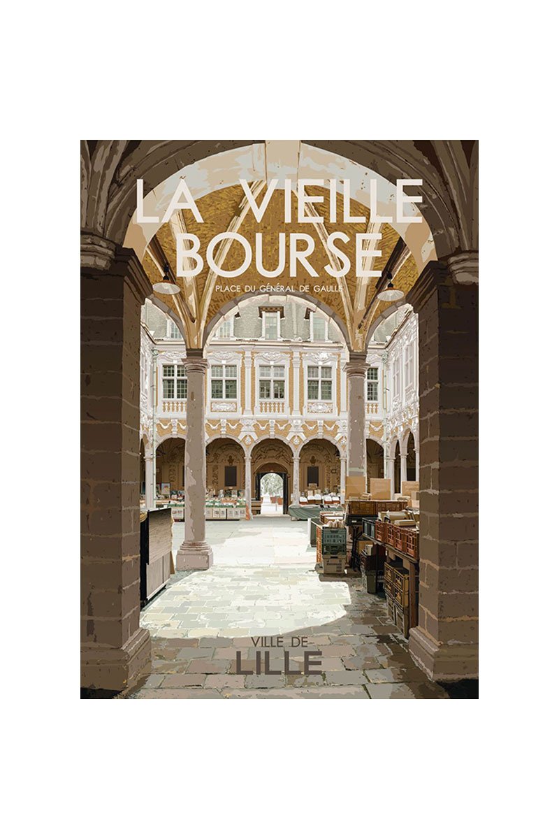 Affiche de la Vieille Bourse 50x70cm | I FOLLOWED THE BIRDS