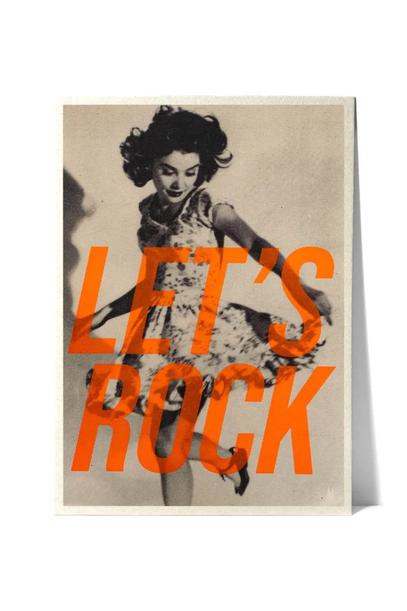 Affiche ‘Let’s rock’ | CARTE KENCRE