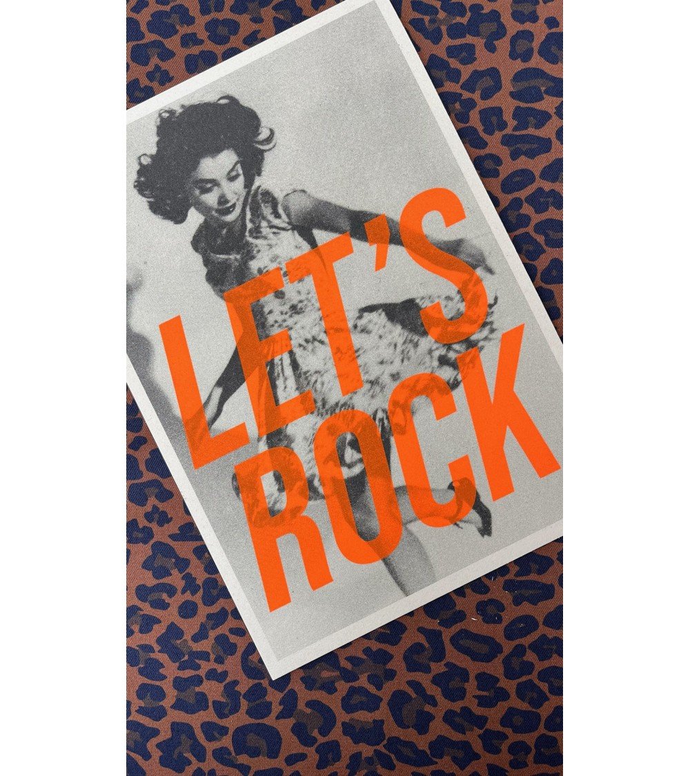 Affiche ‘Let’s rock’ | CARTE KENCRE