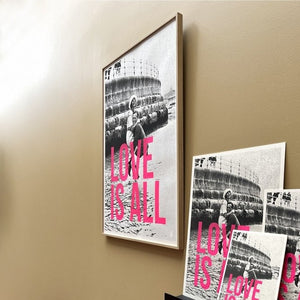 Affiche 'Love is all' 50x70cm | CARTE KENCRE