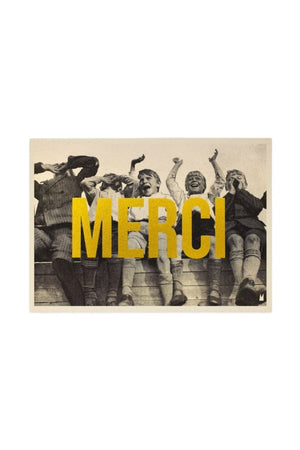 Affiche 'Merci' 2 | CARTE KENCRE