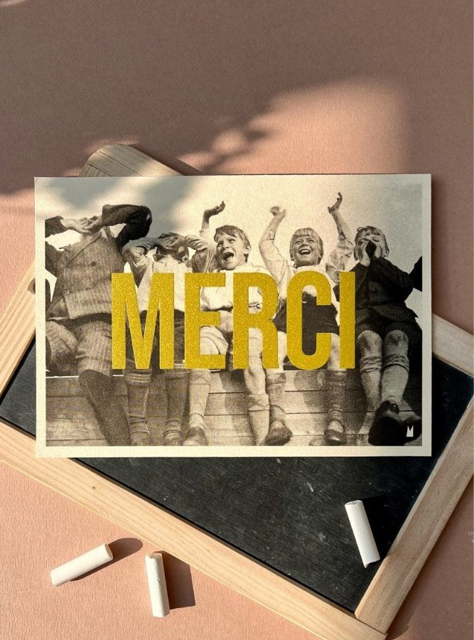 Affiche 'Merci' 2 | CARTE KENCRE