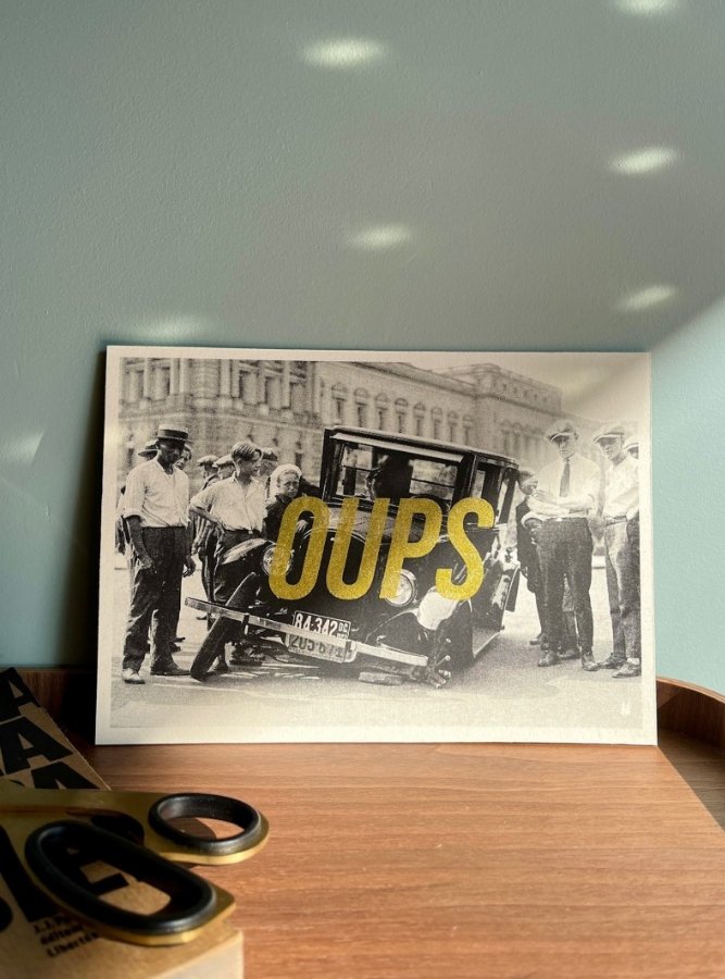 Affiche 'OUPS' | CARTE KENCRE