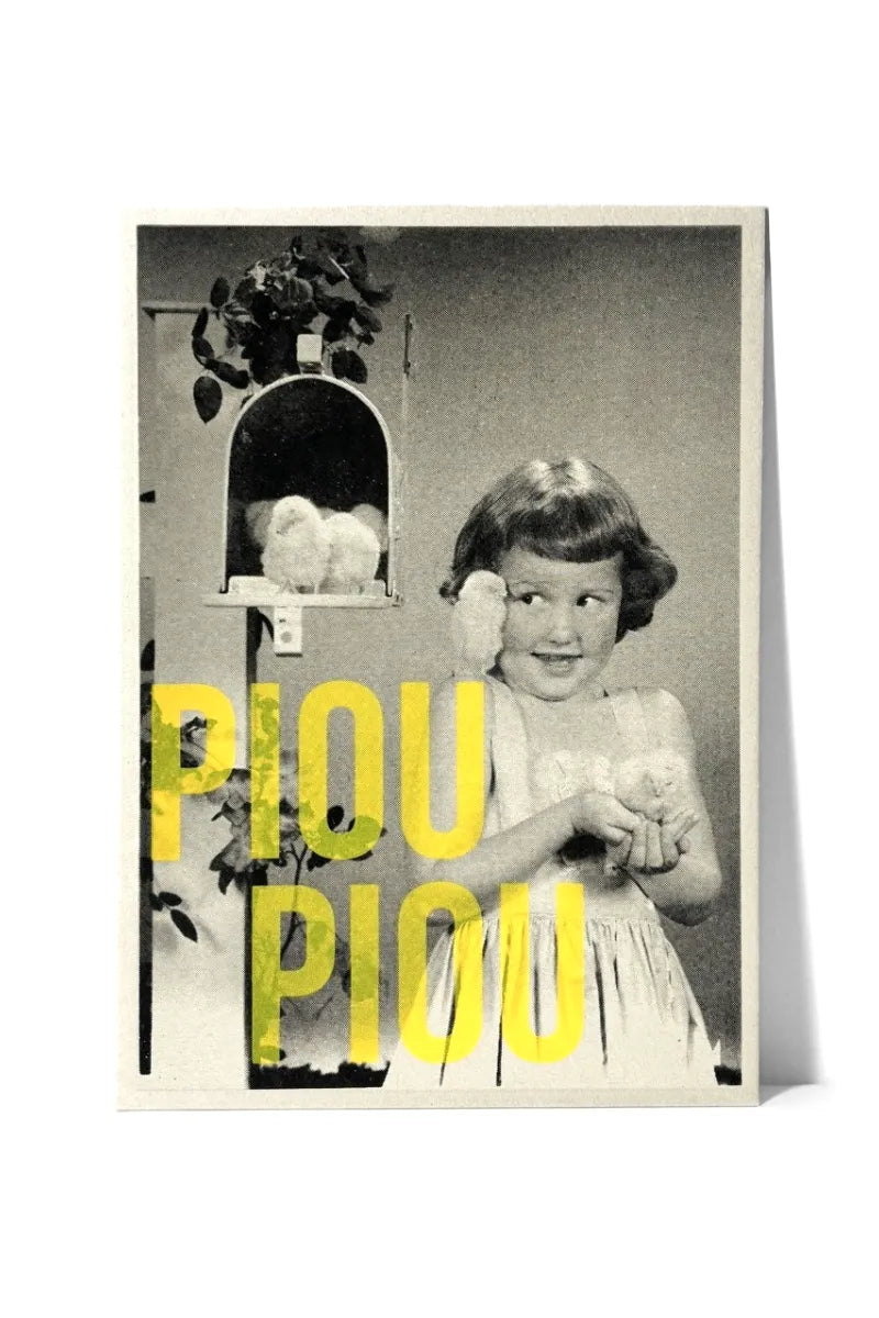 Affiche ‘Piou piou’ | CARTE KENCRE