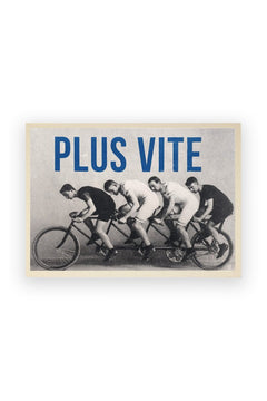Affiche 'Plus Vite' | CARTE KENCRE