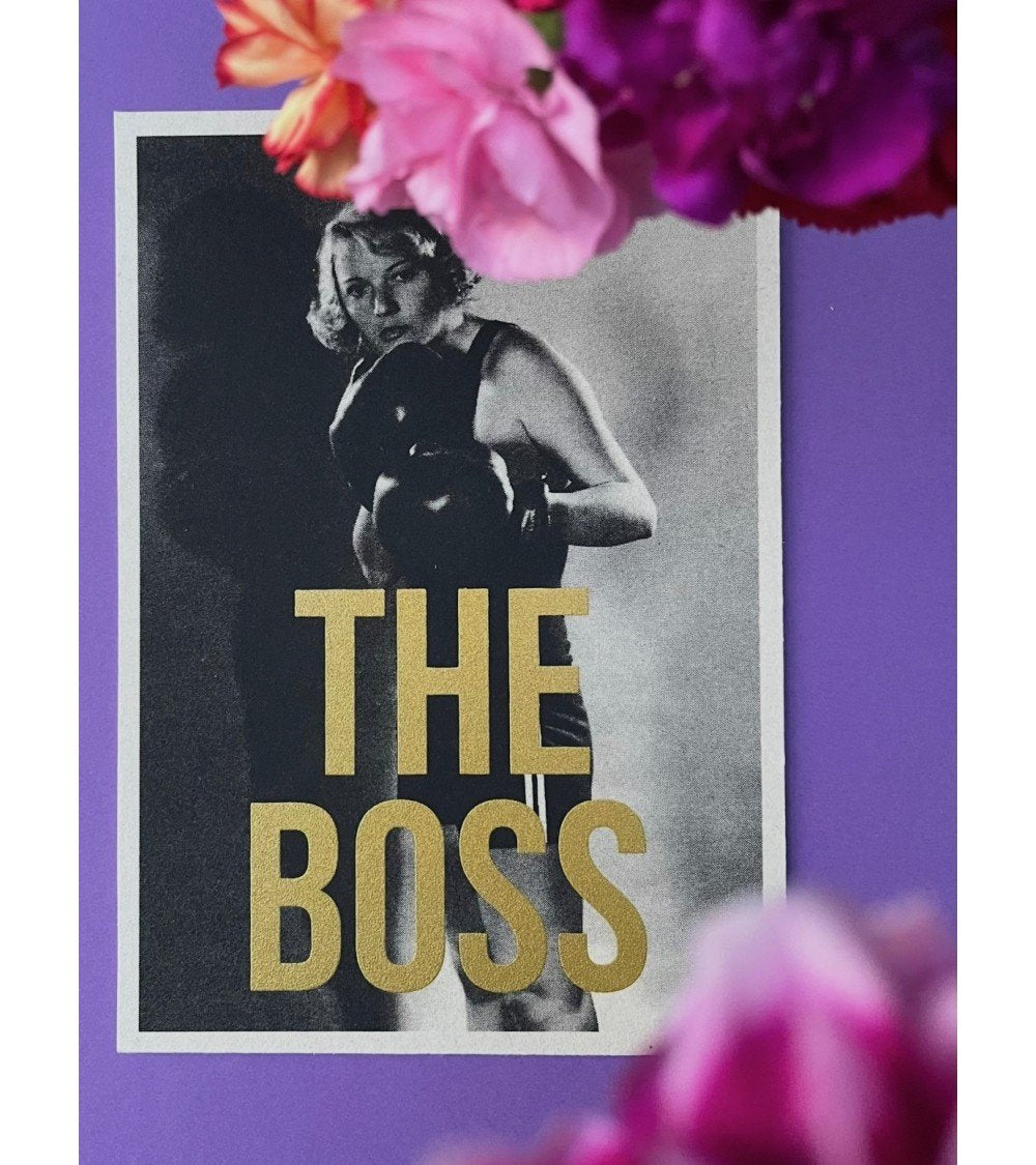 Affiche 'The Boss' | CARTE KENCRE