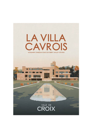 Affiche de la Villa Cavrois 50x70cm | I FOLLOWED THE BIRDS