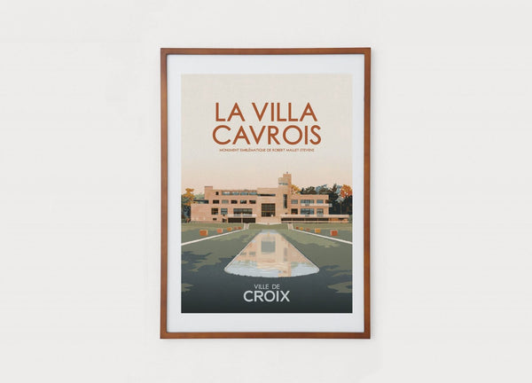 Affiche de la Villa Cavrois 50x70cm | I FOLLOWED THE BIRDS