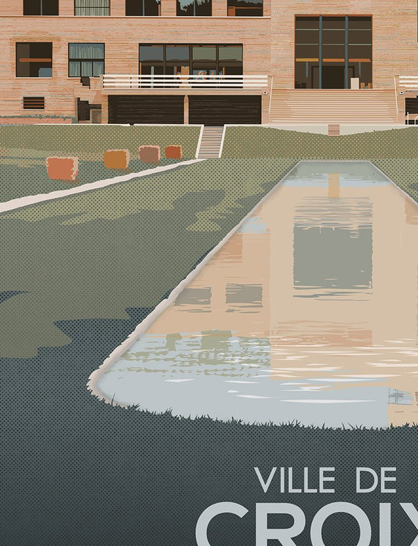 Affiche de la Villa Cavrois 50x70cm | I FOLLOWED THE BIRDS