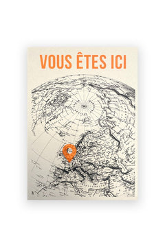 Affiche 'Vous êtes ici' | CARTE KENCRE