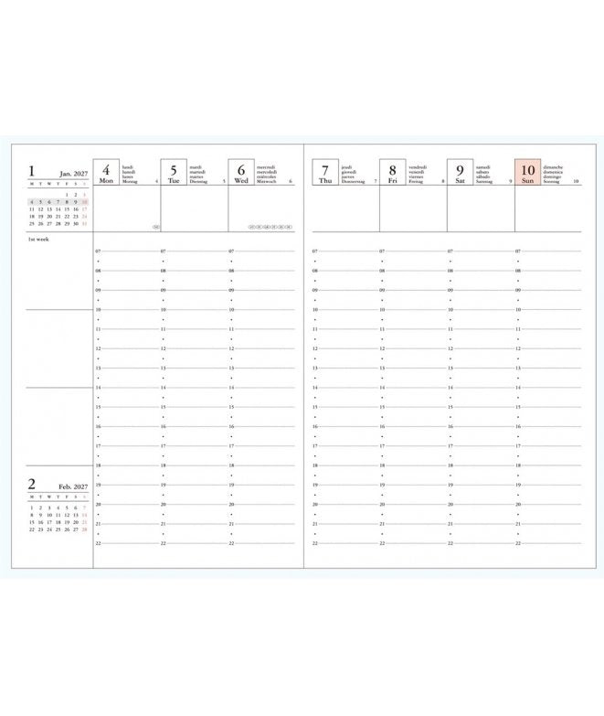 Agenda A5 'Gradient' Pink 2026/2027 | MARK'S