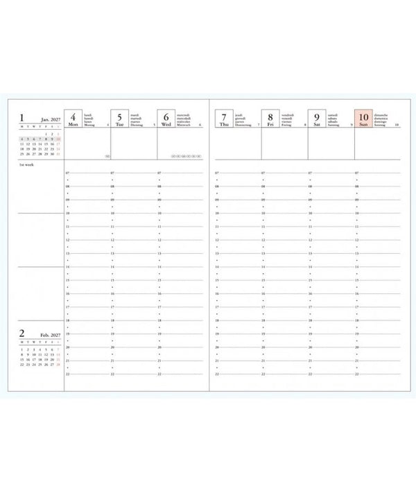 Agenda A6 'Storage' Black 2026/2027 | MARK'S