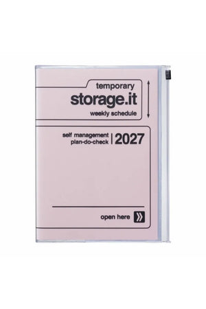 Agenda A5 ‘Storage' Pink 2026/2027 | MARK'S