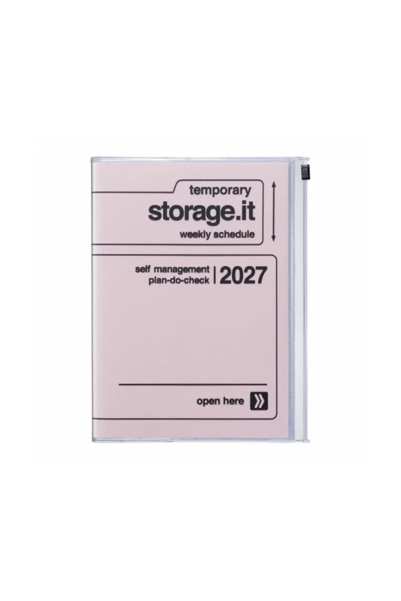 Agenda A6 'Storage' Pink 2026/2027 | MARK'S