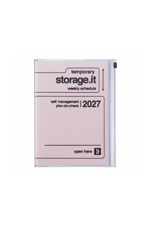 Agenda A6 'Storage' Pink 2026/2027 | MARK'S
