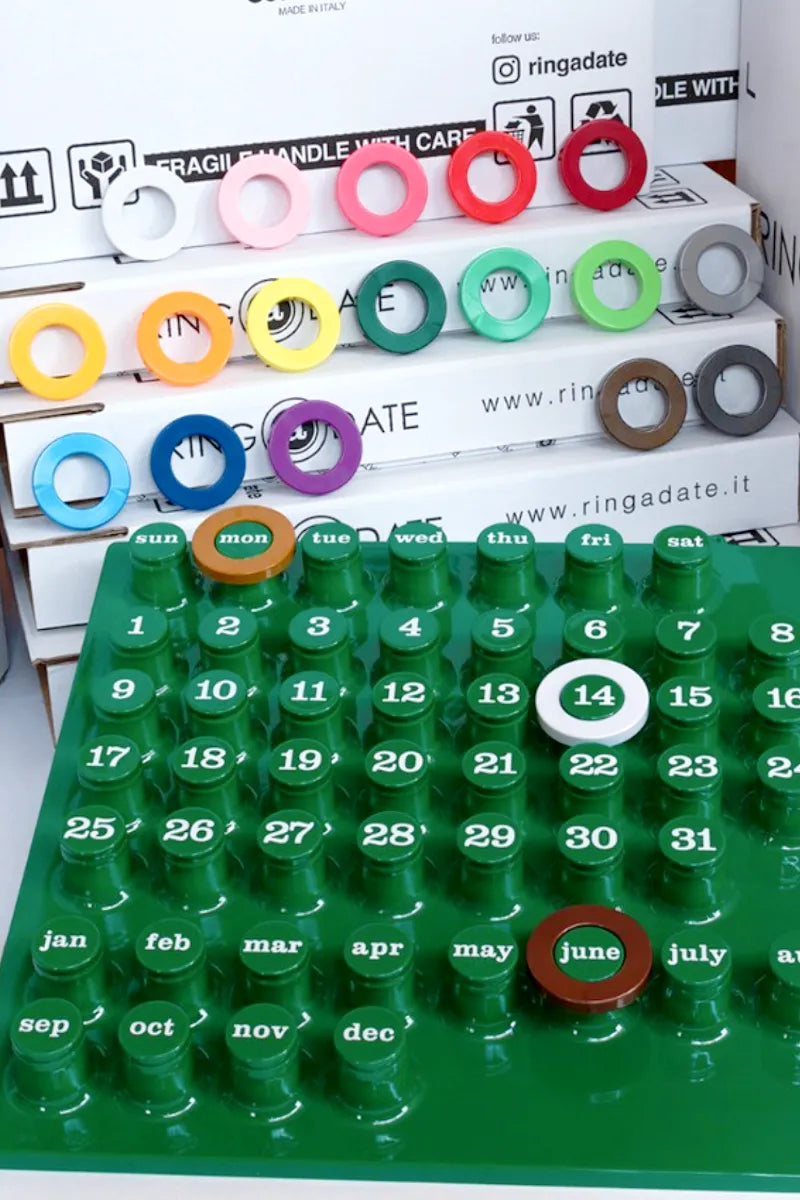 Anneau à l'unité pour calendrier perpétuel mural | RING-A-DATE