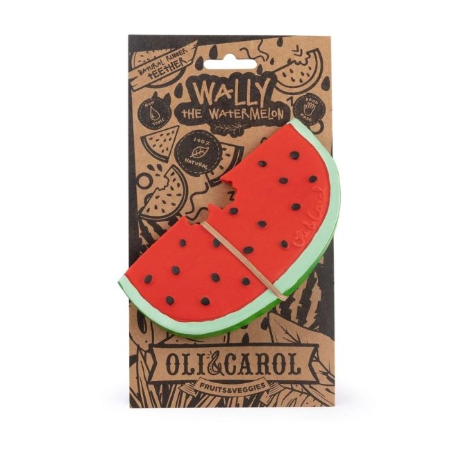 Anneau de dentition 'Wally' La pastèque | OLI & CAROL