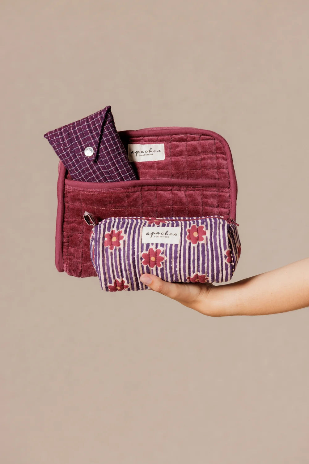 Enveloppe ‘Sunny' Khadi Taffeta | APACHES COLLECTIONS