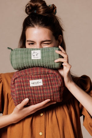 Trousse Opal Khadi Lichen - Apaches Collections - vue 2