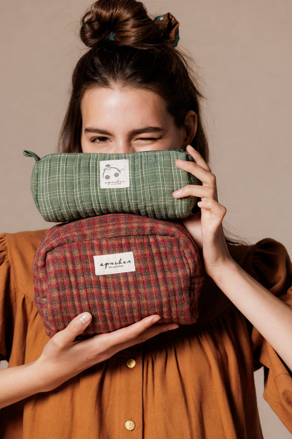 Trousse Opal Khadi Lichen - Apaches Collections - vue 2