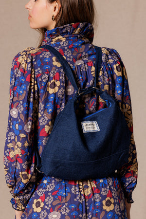 Sac Radhika Denim Foncé Deep Marine - Apaches Collections - vue 3