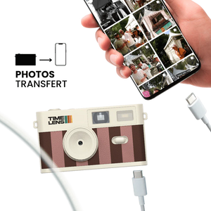 Appareil photo Cream Rosewood | TIMELENS