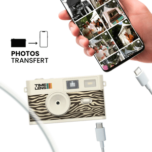 Appareil photo Cream Zebra | TIMELENS