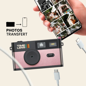 Appareil photo Pop édition 80's Pink gold | TIMELENS
