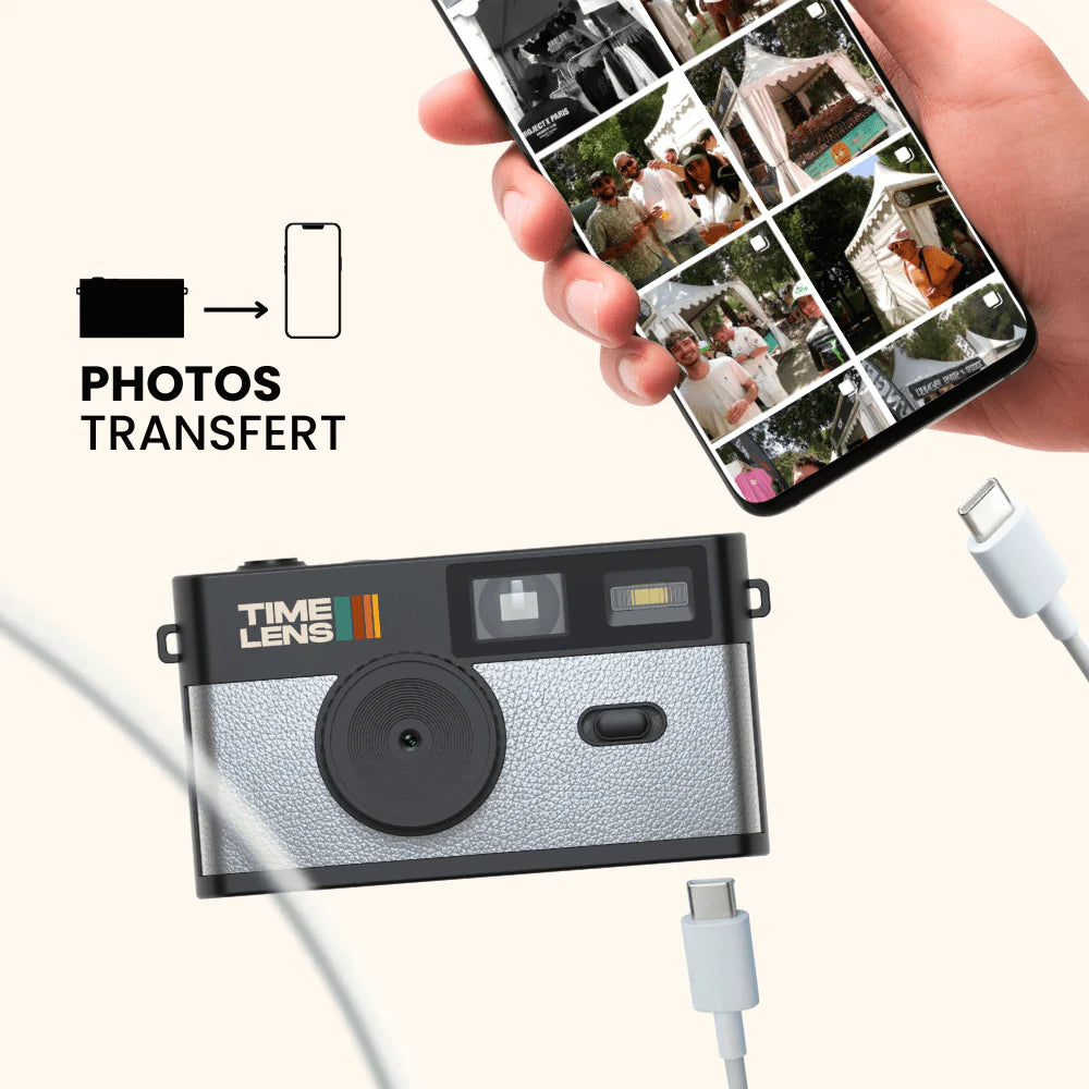 Appareil photo Pop édition 80's Silver | TIMELENS