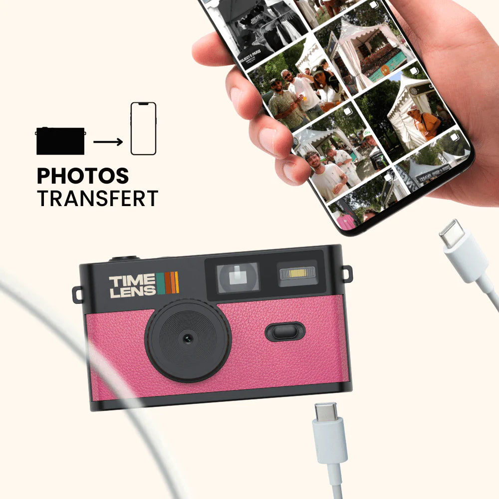 Appareil photo Rose | TIMELENS