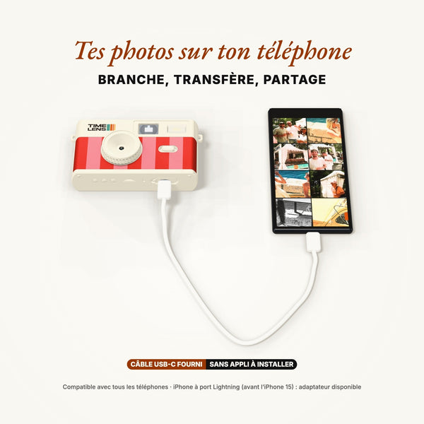 Appareil photo 'Cream Candy' - TimeLens