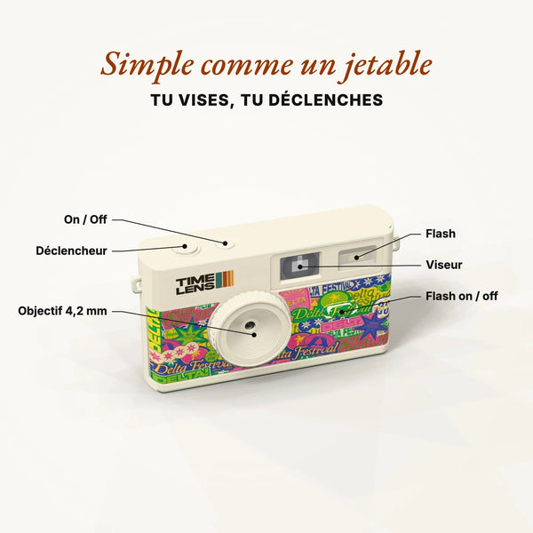 Appareil photo 'Delta Festival' Édition limitée | TIMELENS