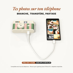 Appareil photo 'Cream Rosemary' - TimeLens