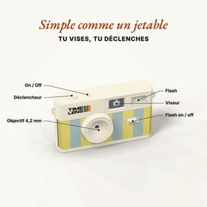 Appareil photo 'Cream Sorbet' - TimeLens