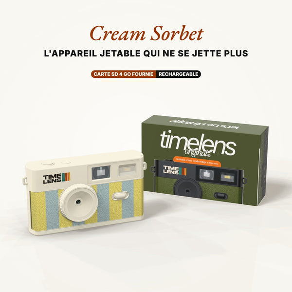 Appareil photo 'Cream Sorbet' - TimeLens