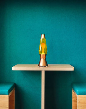 Lampe à lave 'Astro' Cuivre Jaune-Orange | MATHMOS