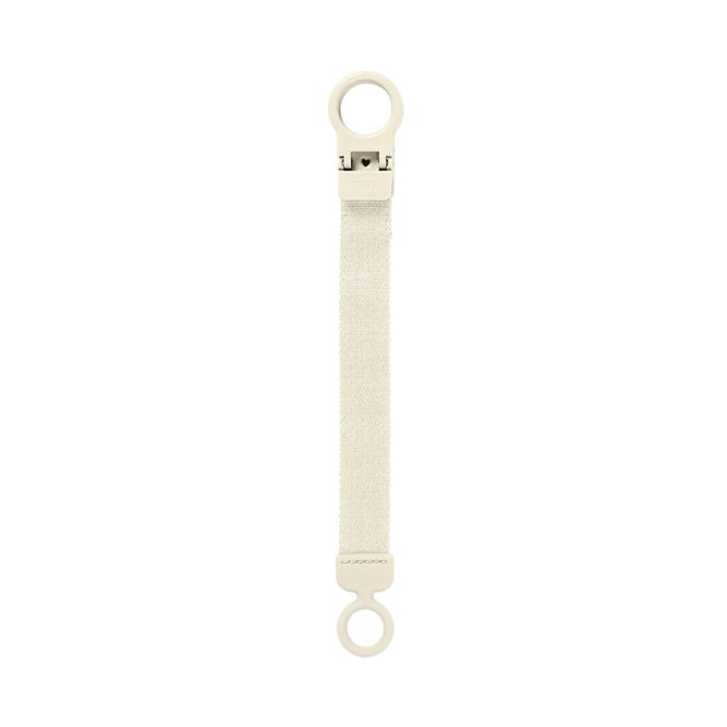 Attache-tétine 'Loop' Ivory | BIBS