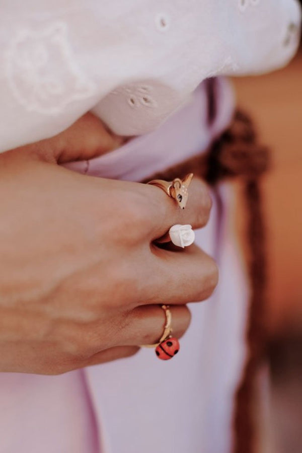 Bague 'FaceToFace' Biche & Fleur | NACH BIJOUX