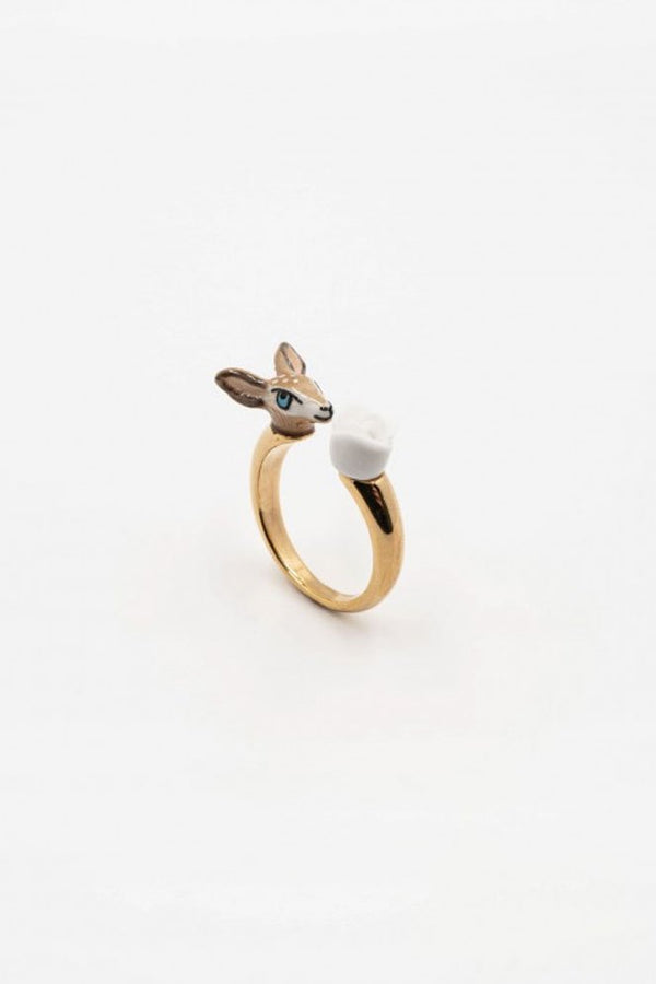 Bague 'FaceToFace' Biche & Fleur | NACH BIJOUX