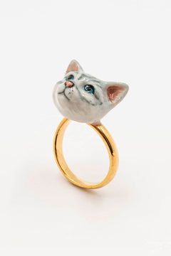 Bague Chat 'Tabby' | NACH BIJOUX