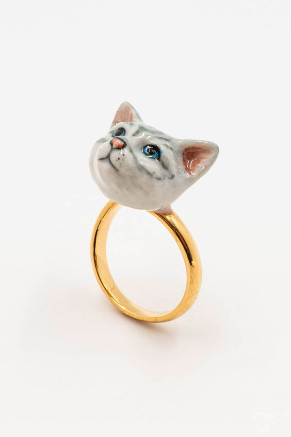 Bague Chat 'Tabby' | NACH BIJOUX