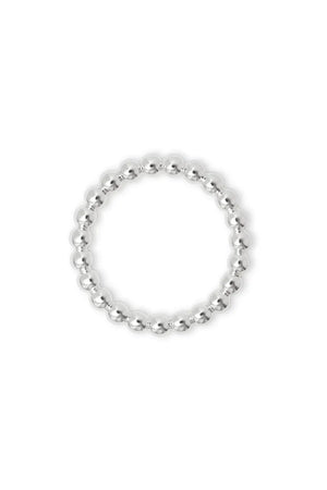 Bague 'Color Ball' Silver | LULU COPENHAGEN