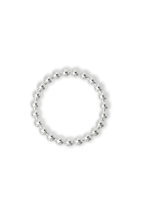 Bague 'Color Ball' Silver | LULU COPENHAGEN