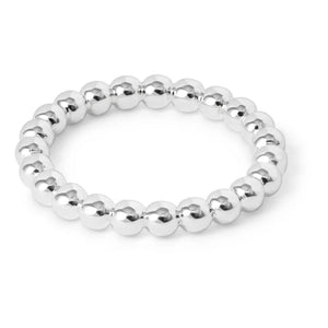 Bague 'Color Ball' Silver | LULU COPENHAGEN