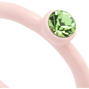 Bague 'Color Crystal' Silk Light Pink | LULU COPENHAGEN