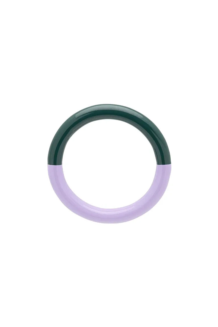 Bague 'Color Double' North Sea Green/Purple | LULU COPENHAGEN