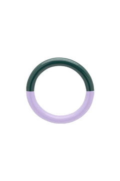 Bague 'Color Double' North Sea Green/Purple | LULU COPENHAGEN