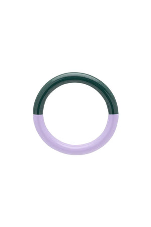 Bague 'Color Double' North Sea Green/Purple | LULU COPENHAGEN