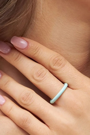 Bague 'Color' Mint | LULU COPENHAGEN